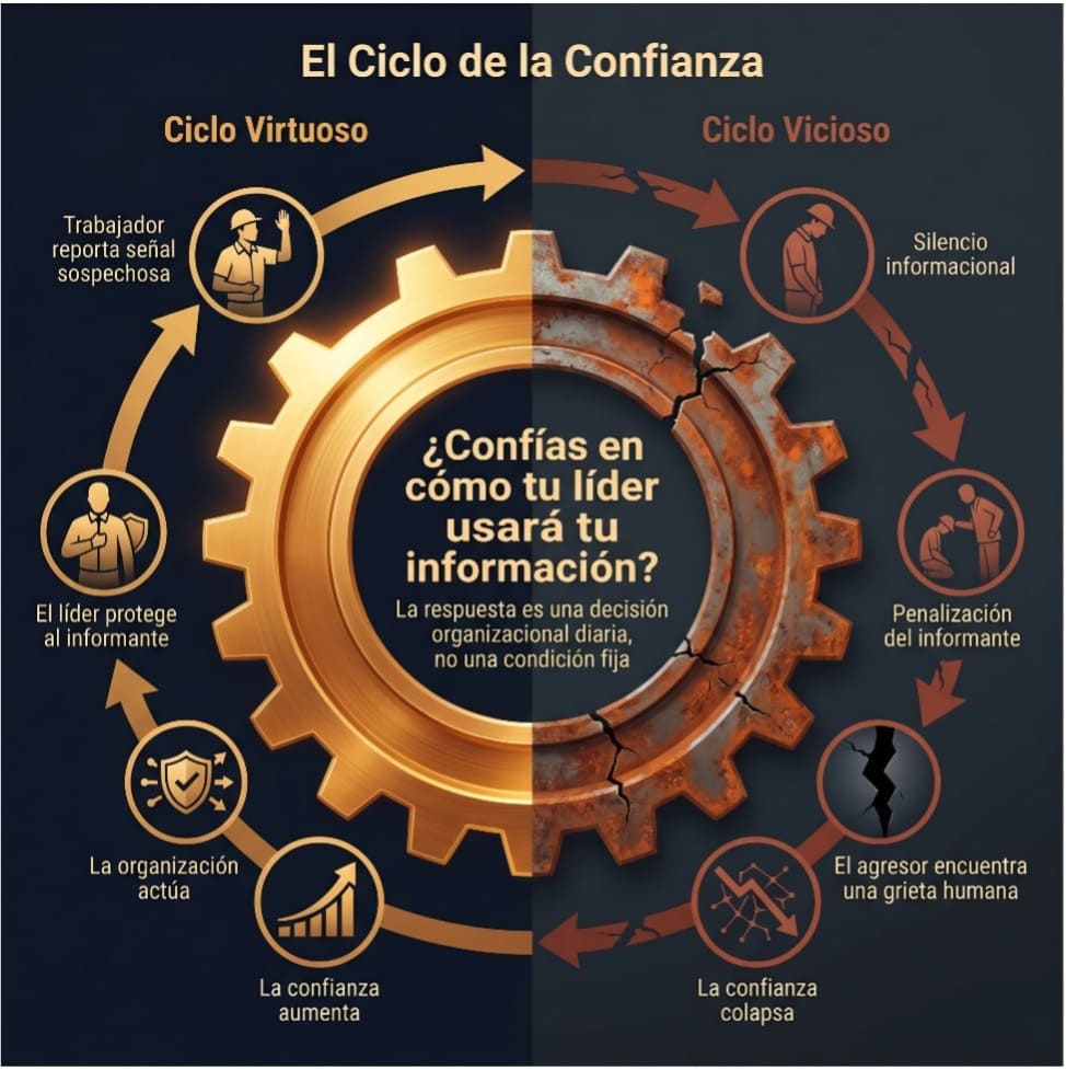 El ciclo virtuoso y el ciclo vicioso del reporte de conductas inusuales frente al riesgo público